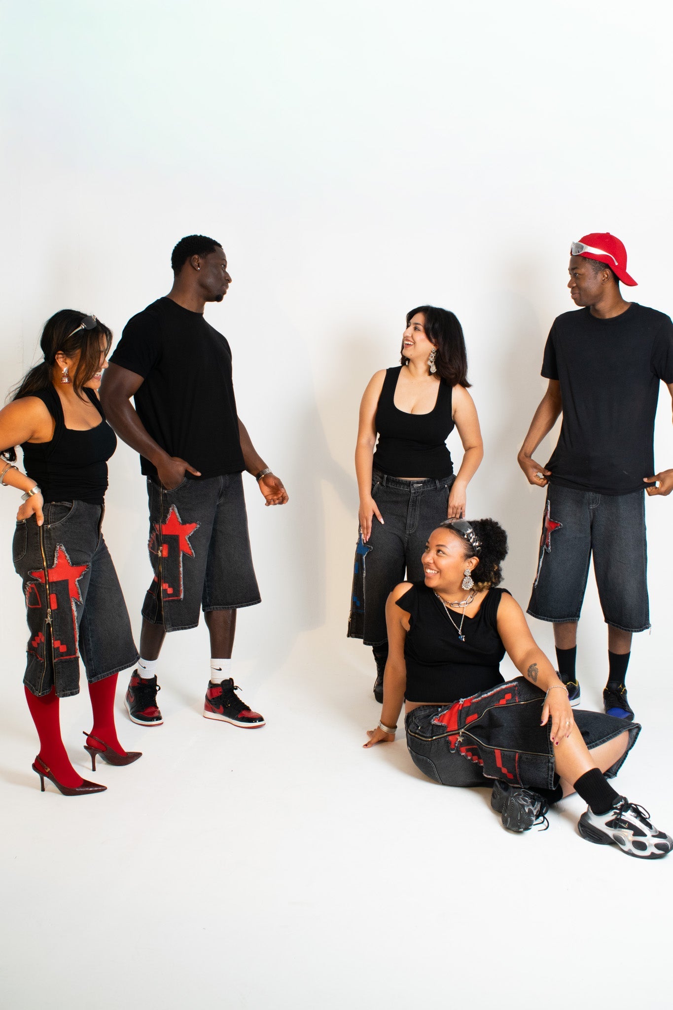 Star Jorts by Misdirection World - group shot