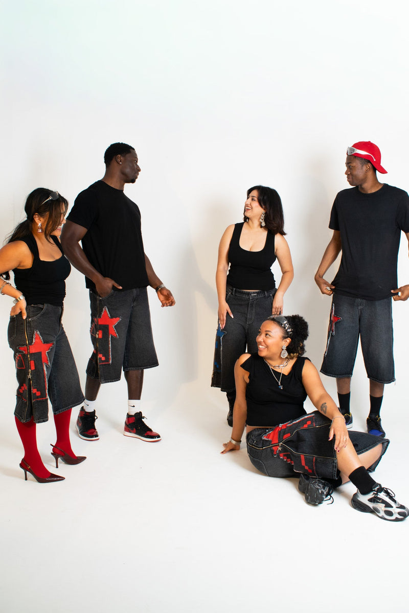 Star Jorts by Misdirection World - group shot