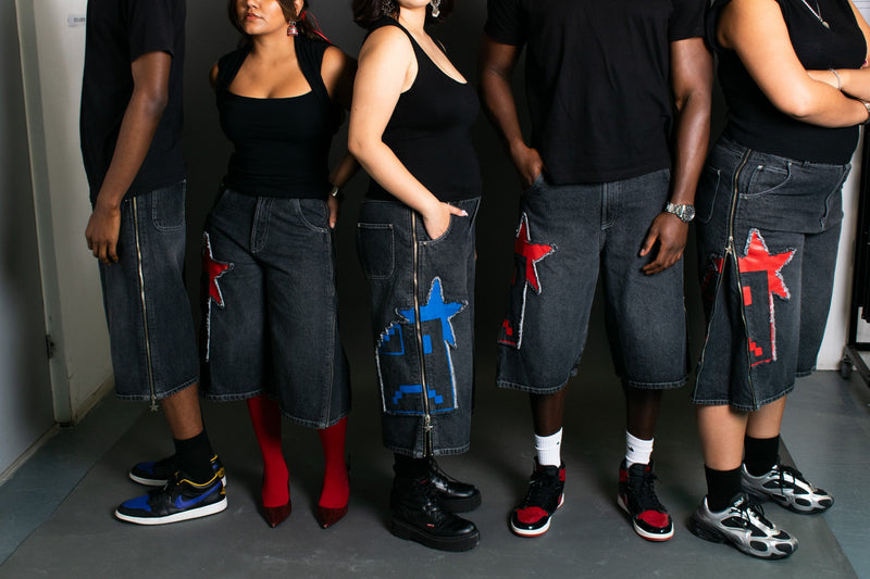 Star Jorts by Misdirection World - group shot